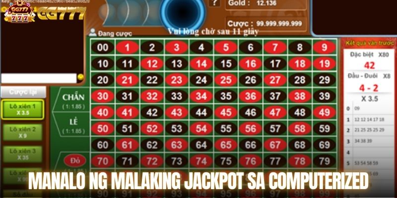 Manalo ng malaking jackpot sa computerized lottery