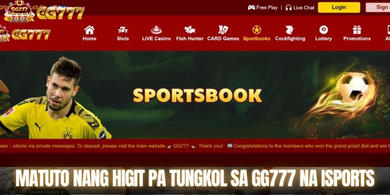 Matuto nang higit pa tungkol sa GG777 na isports platform