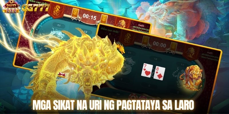 Mga sikat na uri ng pagtataya sa laro