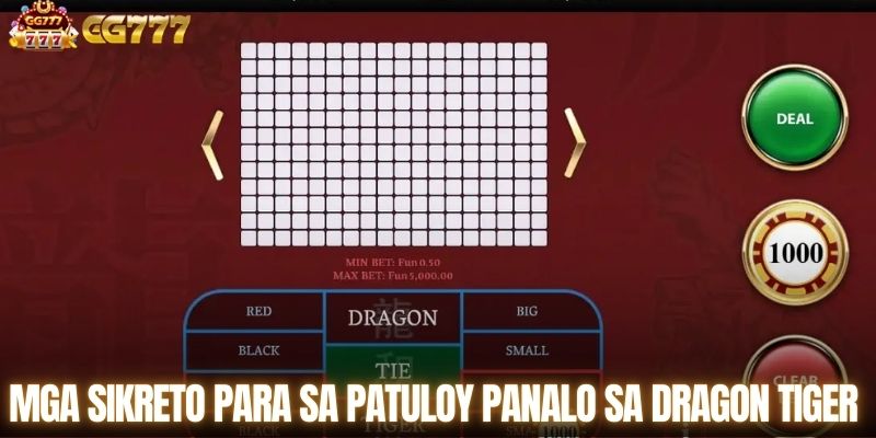 Mga sikreto para sa patuloy na panalo sa dragon tiger