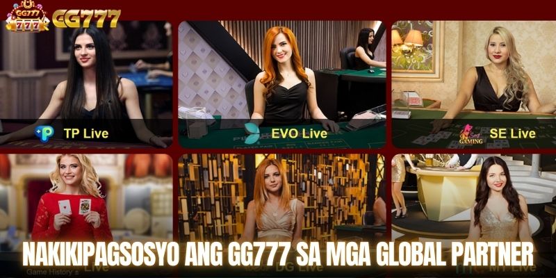 Nakikipagsosyo ang GG777 sa mga global partner