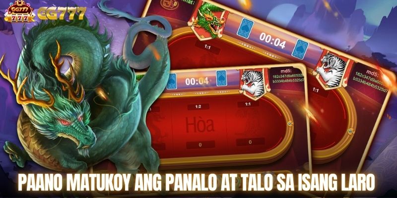 Paano matukoy ang panalo at talo sa isang laro