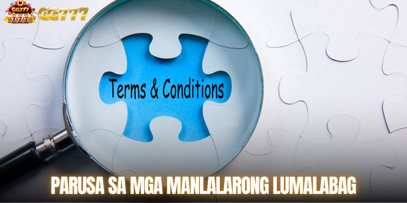 Parusa sa mga manlalarong lumalabag